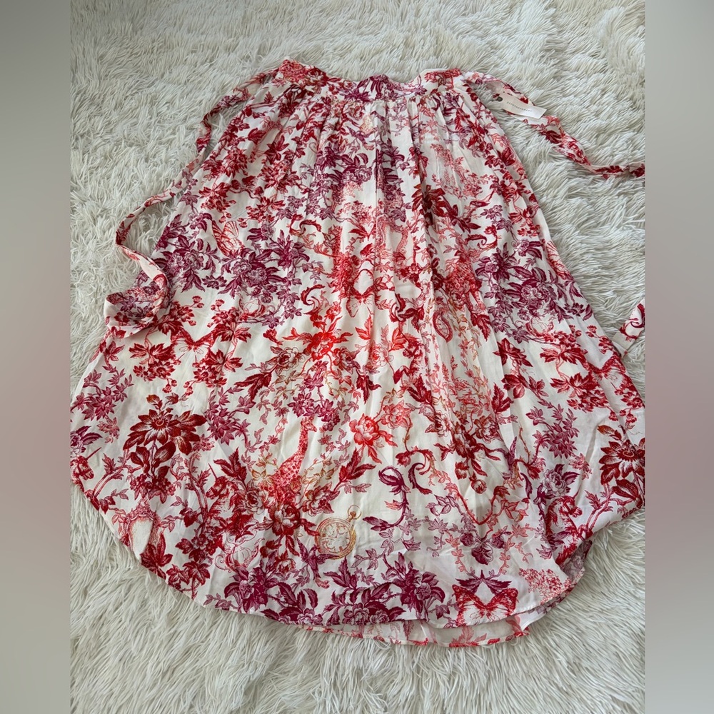 Anthropologie Maeve Red Midi Skirt - Size XS - NWT - Picture 2 of 11